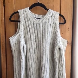 Bcbg cold shoulder sweater